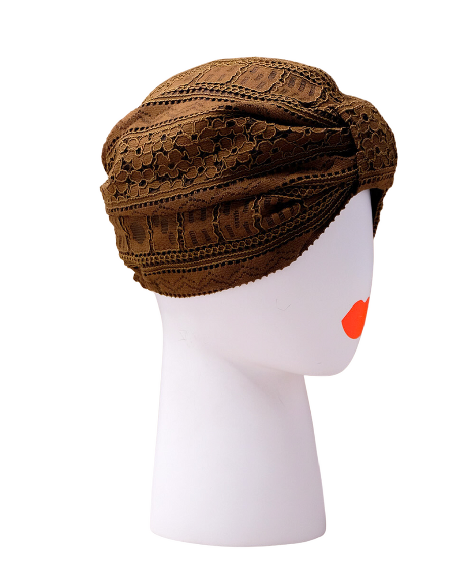 Turban cap BOWIE , tip olive