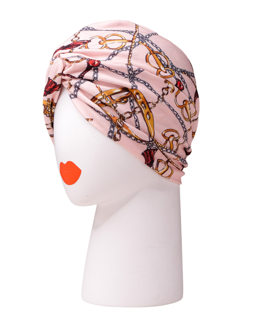Turban hat KNOT , Jersey chains